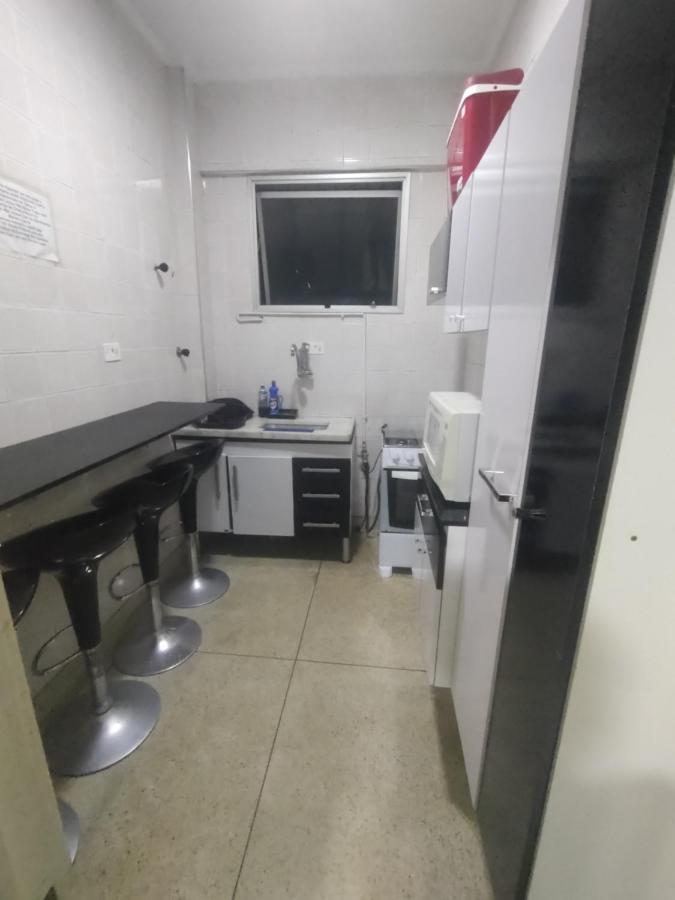 Apartamento Mobiliado Predio Frente Ao Mar São Vicente Exteriör bild