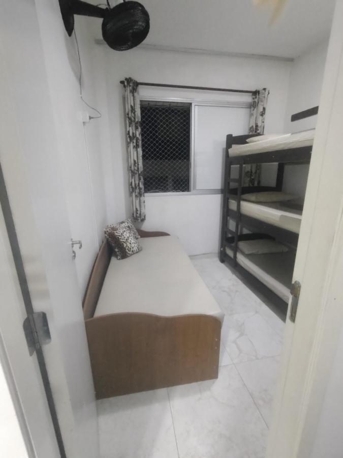 Apartamento Mobiliado Predio Frente Ao Mar São Vicente Exteriör bild