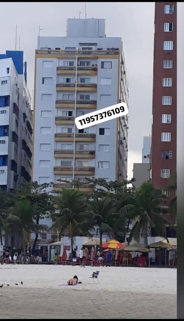 Apartamento Mobiliado Predio Frente Ao Mar São Vicente Exteriör bild